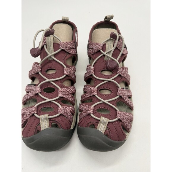 KEEN Women's Whisper Closed Toe Hiking Sandals Rose Brown Peach Pink Size 9 - Picture 3 of 12